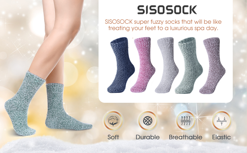 FUZZY SOCKS FOR WOMEN