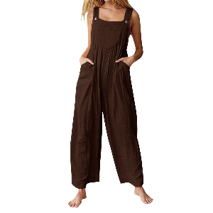 brown jumpsuit for women