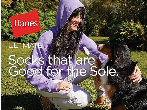 Hanes Ultimate socks that are good for the sole