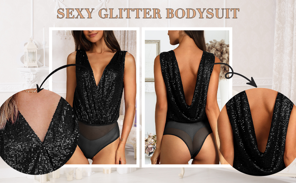 sequin bodysuit