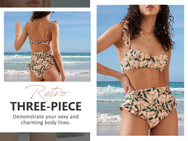 floral swimsuits for women