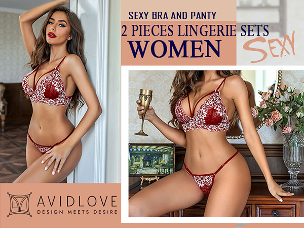 Valentine''s Lingerie Set for Women