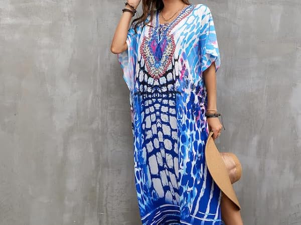 blue kaftan