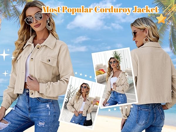 cropped corduroy jacket