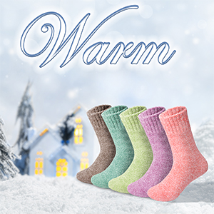 crew wool warm socks for women