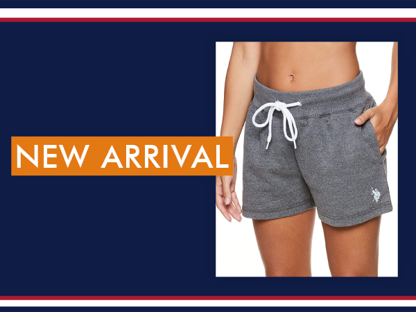 us polo assn sweat shorts for women