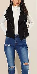 B097SRNZJR Seeveless Biker Jacket