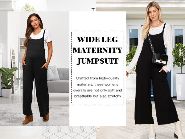 women''s fashion overalls women maternity jumpsuit wide leg overalls for women loose fit summer