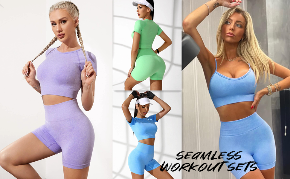 Women workout sets 2 piece outfits