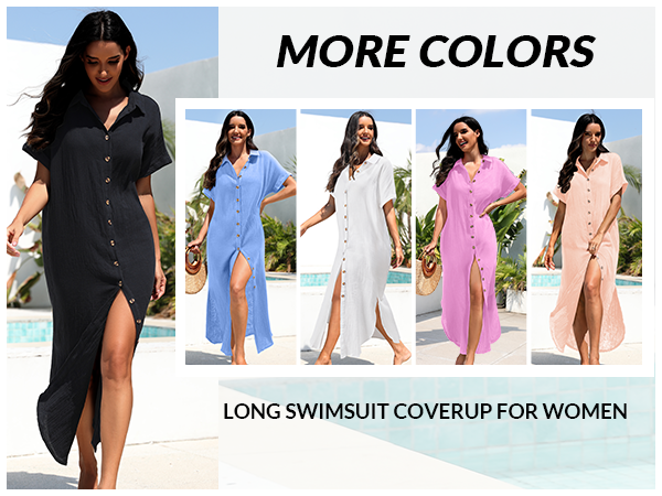 swimsuit coverup for women long