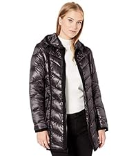 Quilted Cire Puffer Coat