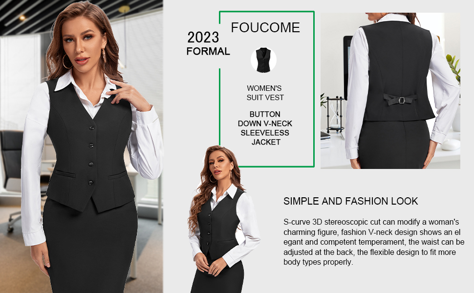 waiter vest for women womens button up vest womens waistcoat women vest black