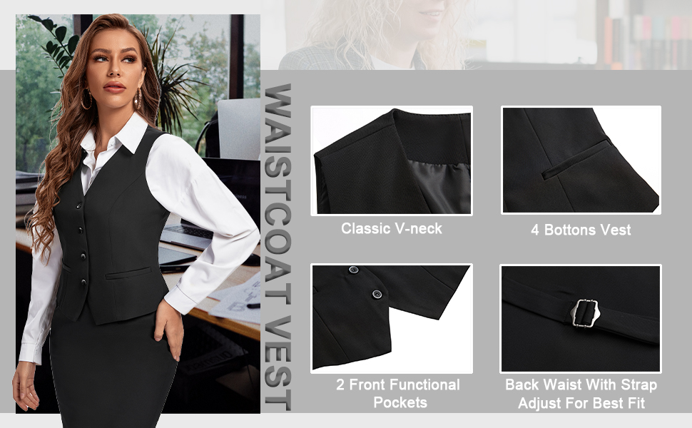 womens suit vest women business vest women''s vest dressy womens dress vest blazer vest for women