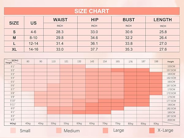 OMKAGI Size Chart