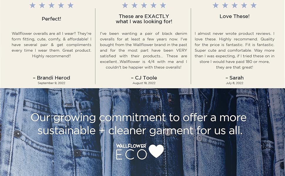 Reviews+ECO love Overalls