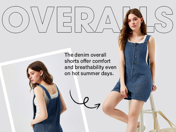 denim overalls overall shorts for women jean overalls casual summer overalls jean short jumpsuit