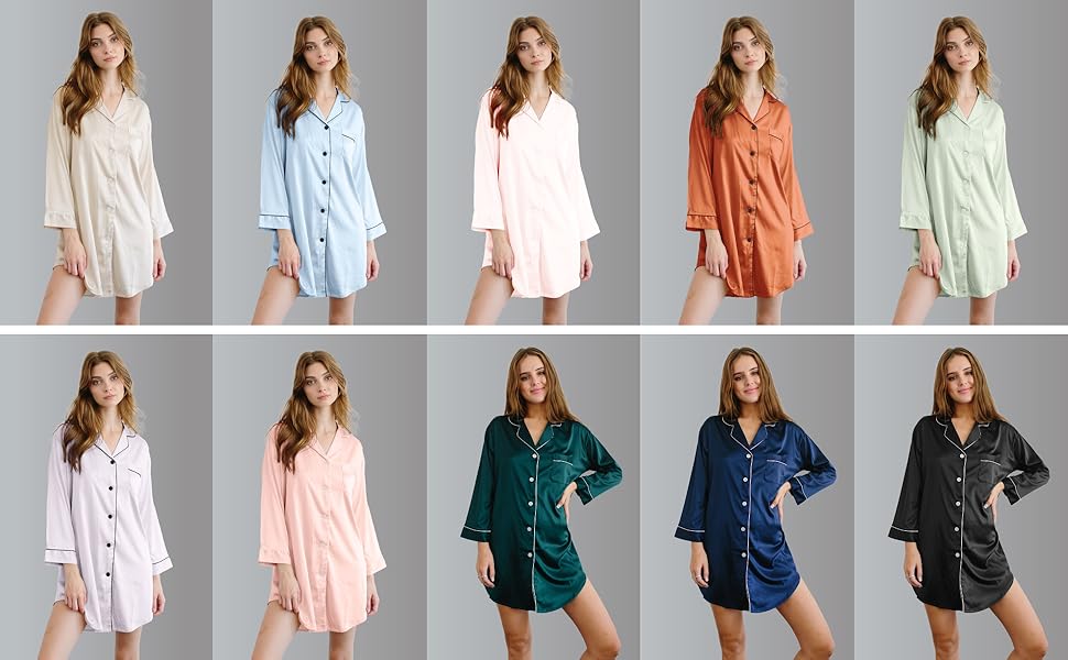 Women satin sleepshirt