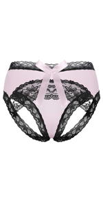 Lace Midnight Bow-Tie Panties