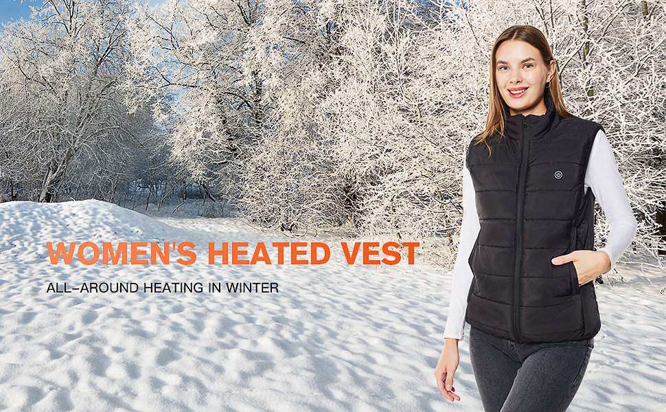 women heated vest