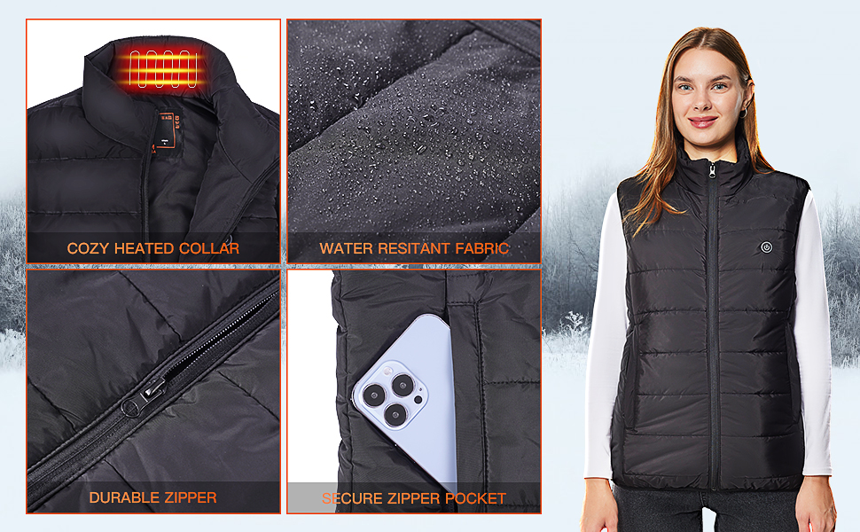 womens heated vests