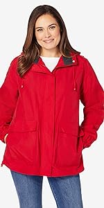 Fleece-Lined Taslon Jacket