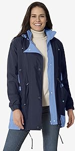 Colorblocked Taslon Anorak Jacket