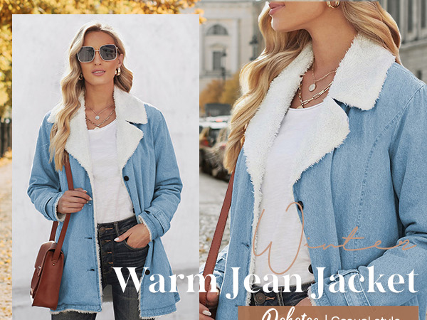 Winter Warm Jean Jacket