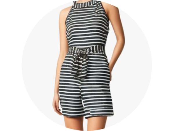 2024  Pocket Striped Jumpsuit