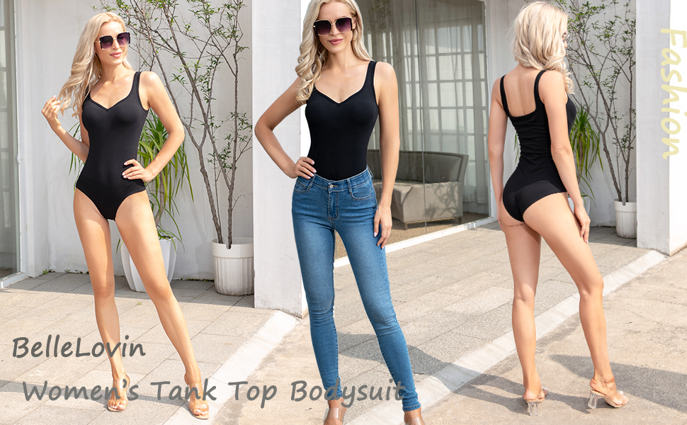 bodysuit for women, women bodysuit ,Sweetheart Square V Neck sleeveless ,Tank Tops Bodysuits