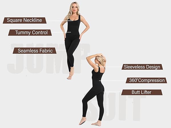 jumpsuit for women, seamless jumpsuit 