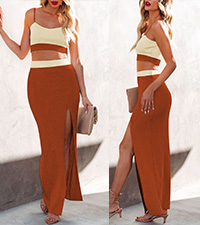 2 Piece Knit Skirt Set