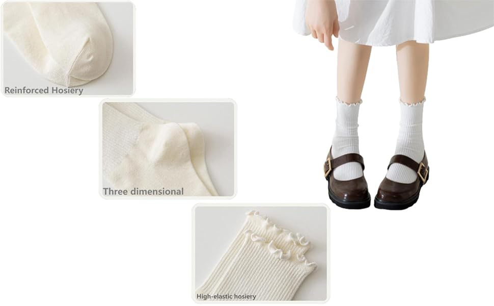 Cute Girl Ruffle Socks 