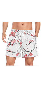 Oriental Cherry Blossom Men&amp;amp;amp;amp;amp;amp;amp;amp;amp;amp;amp;#39;s Athletic Shorts