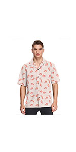 Seafood Shrimp Hawaiian Shirt for Men