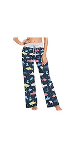 colorful shark Pajama Pants