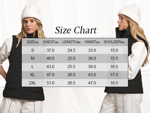 women puffer vest