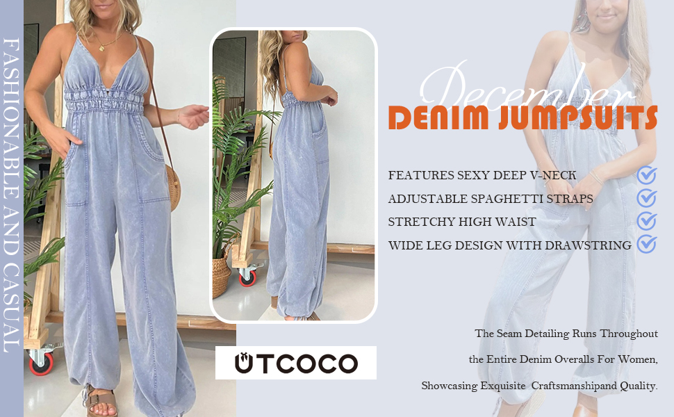 denim jumpsuits for women