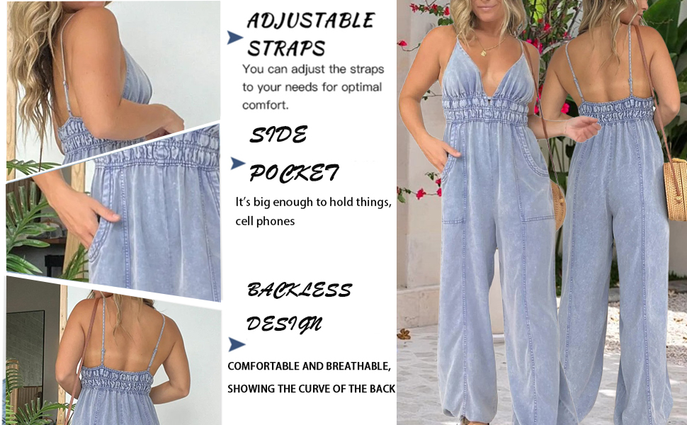 denim jumpsuits for women