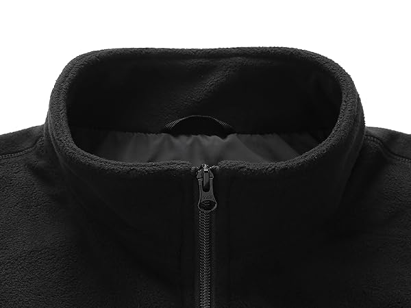 Heating Fleece Jacket For Women with stand collar