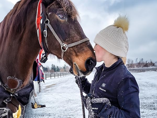 Fleece Heated Jacket for Horse Riding