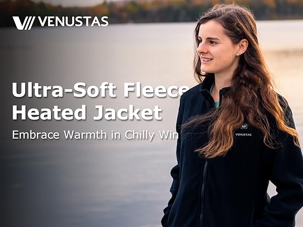 Fleecing Heated Jacket for Women