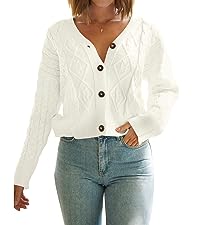 cropped  cardigan sweater