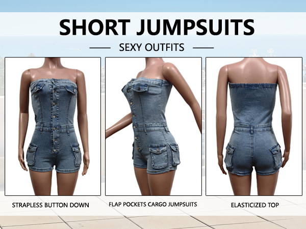 jean jumpsuit for women