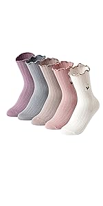 womens ruffle socks_03