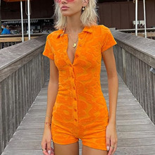 ORANGE ROMPER