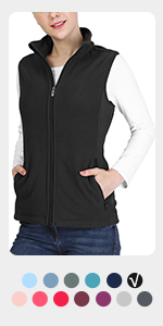 womens fleece vest