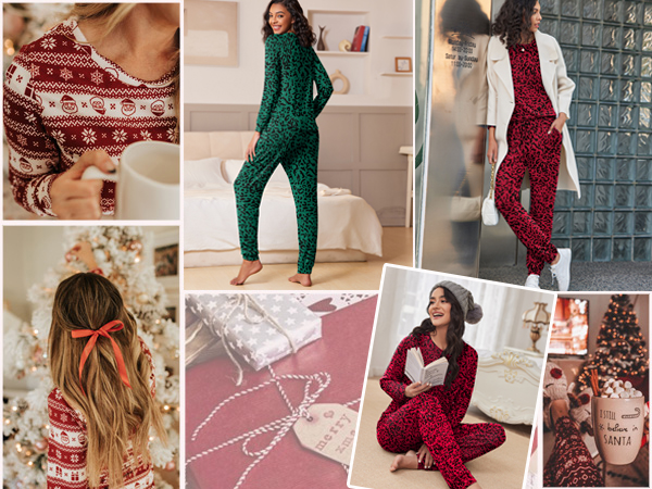 Printed Pajamas Set for Women