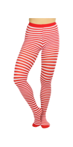 thin striped tights