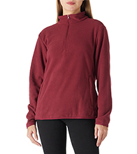 Women''s Quarter Zip Fleece Pullover