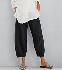 linen lantern pants